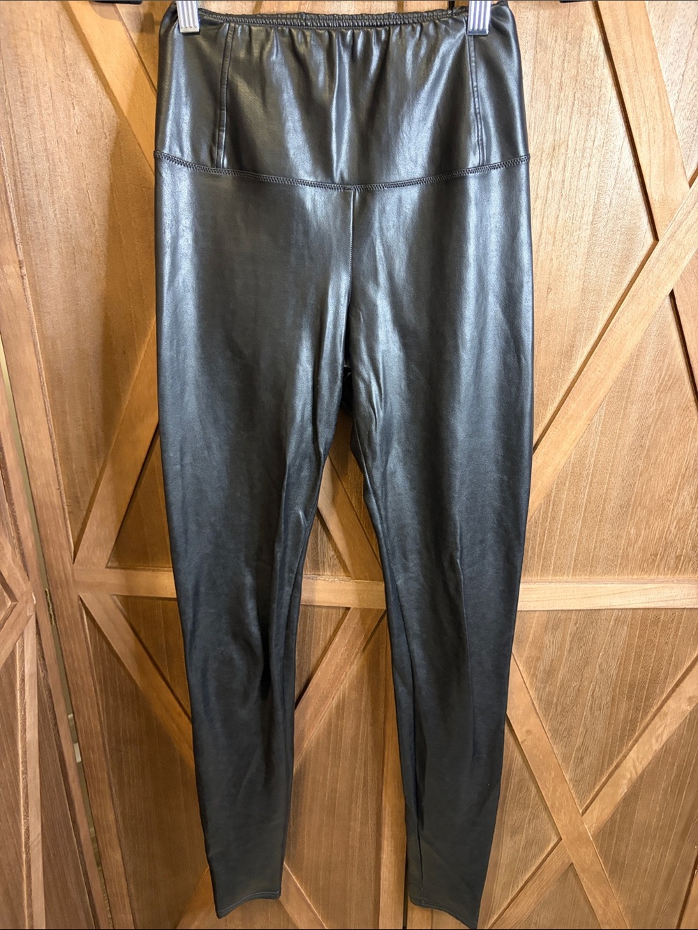 WILFRED FREE Aritzia Vegan Leather Leggings Black High Rise SIZE XS